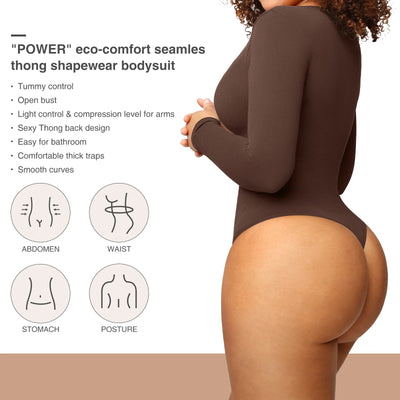 Power Eco Seamless Long Sleeve Bodysuit