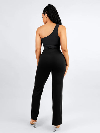 Turning Heads One Shoulder Sleeveless Bodysuit