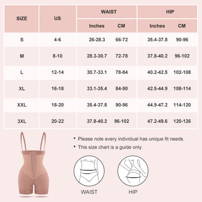 Compression Buttocks Lifting Shapewear Bodysuit